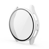 Etui Bizon Case+Glass do Galaxy Watch 5 44mm, białe