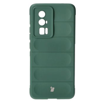 Pancerne etui Bizon Case Tur do Xiaomi Poco F5 Pro, ciemnozielone