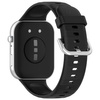 Pasek Bizon Strap Watch Silicone Pro SR do Huawei Watch Fit 4 / 4 Pro / 3, czarny