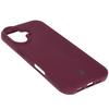 Silikonowe etui Bizon Soft Case do iPhone 16, ciemnofioletowe