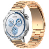 Pasek ze stali nierdzewnej do smartwatcha, Bizon Strap Watch Aura, Quick Release 22 mm, różowozłoty