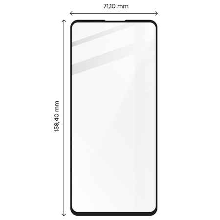 2x Szkło + szybka na aparat Bizon Edge Pack do Galaxy A73