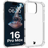 Etui + 2x folia na ekran + szkiełko na obiektyw Bizon Case Clear Pack do iPhone 16 Pro Max