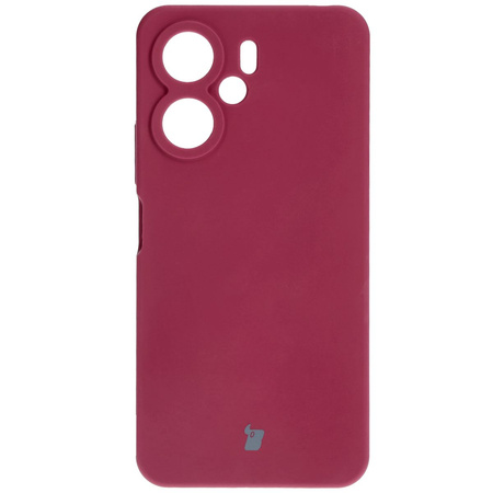 Silikonowe etui Bizon Soft Case do Xiaomi Redmi 13C 4G / Xiaomi Redmi 13C 5G / Xiaomi Poco C65, ciemnofioletowe