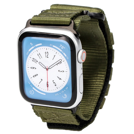 Sportowy pasek do zegarka Bizon Strap Watch Adventure do Apple Watch 44/45/46/49 mm, khaki