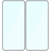Szkło hartowane Bizon Glass Edge Duo do Xiaomi 13, czarna ramka, 2 sztuki