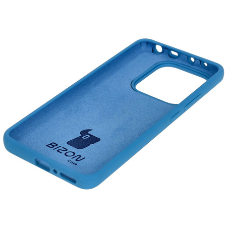 Silikonowe etui Bizon Soft Case do Xiaomi Redmi Note 14 5G, niebieskie