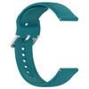 Pasek silikonowy do smartwatcha, Bizon Strap Watch Silicone Pro N, Quick Release 22 mm, ciemnoturkusowy