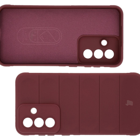 Pancerne etui Bizon Case Tur do Galaxy A36 5G / Galaxy A56 5G, burgundowe