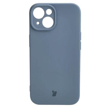 Etui Bizon Case Silicone do Apple iPhone 15, szare