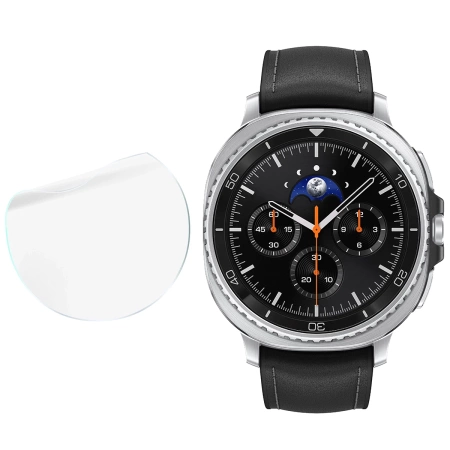 Folia hydrożelowa na ekran Bizon Glass Watch Hydrogel Duo do Galaxy Watch 8 Classic 46 mm, 2 sztuki