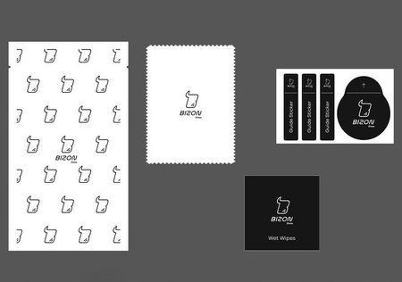 Szkło na aparat Bizon Glass Silk Lens dla Galaxy Z Fold4, 2 sztuki