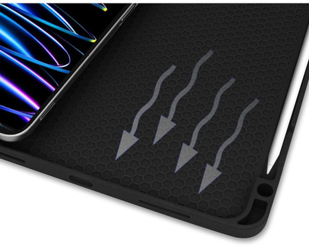 Etui Bizon Case Tab Lizard do iPad Pro 11 2022/2021/2020/2018, czarne