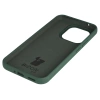 Silikonowe etui Bizon Soft Case do Xiaomi 15T, ciemnozielone