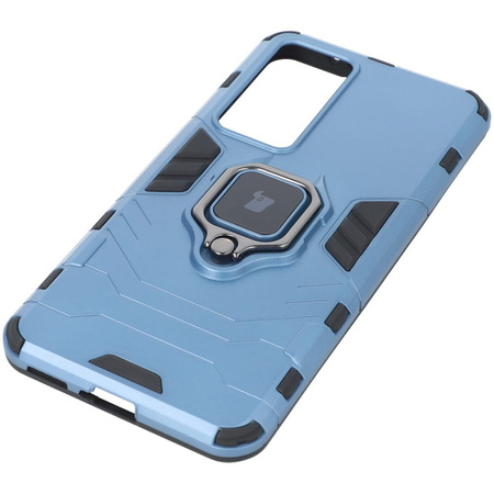 Etui Bizon Case Armor Ring do Xiaomi 12T, niebieskie