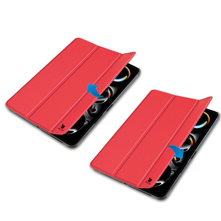Etui Bizon Case Tab Croc do iPad Pro 11" 5 gen. 2024, czerwone