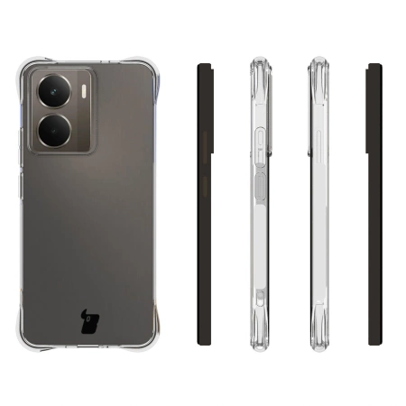 Elastyczne etui Bizon Case Salpa do Realme 14 5G / 14T 5G, przezroczyste