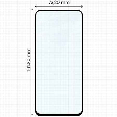 Szkło hartowane Bizon Glass Edge 2 do Realme 14x 5G / Realme C55 / C75 / OnePlus Nord CE 3 Lite / Oppo A60 4G, czarne