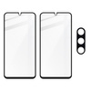 2x Szkło + szybka na aparat Bizon Edge 2 Pack do Galaxy A34 5G