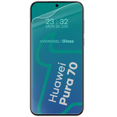 Folia hydrożelowa na ekran Bizon Glass Hydrogel Front Duo do Huawei Pura 70, 2 sztuki