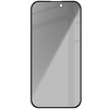 Prywatyzujące szkło hartowane Bizon Glass Edge Shadow do iPhone 14 Pro Max, przyciemniane z czarną ramką