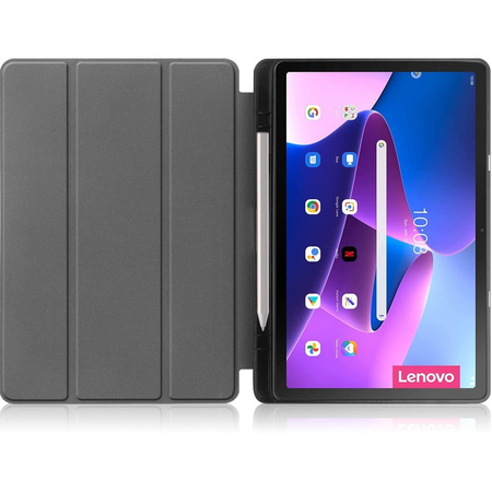 Etui Bizon Case Tab Lizard do Lenovo Tab M10 Plus Gen 3, czarne