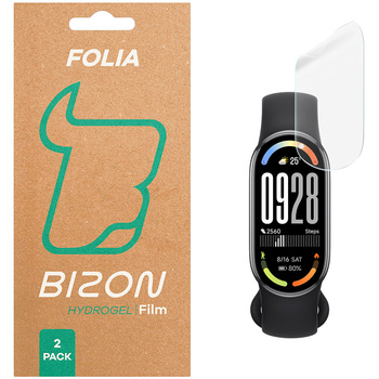 Folia hydrożelowa na ekran Bizon Glass Watch Hydrogel Duo do Xiaomi Smart Band 10, 2 sztuki