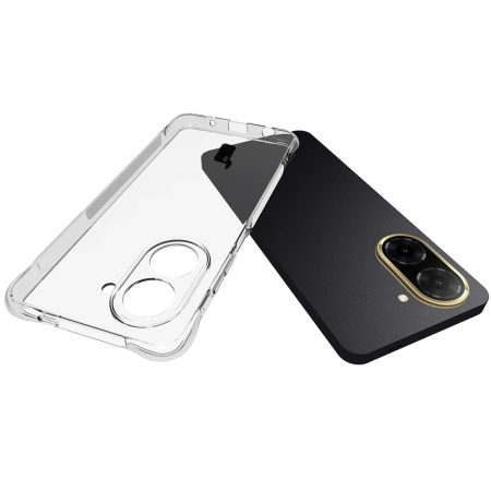 Elastyczne etui + 2x szkło hartowane Bizon Case Clear Pack do Xiaomi Redmi A5 4G / POCO C71 4G