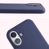 Silikonowe etui Bizon Soft Case do iPhone 17, ciemnoniebieskie