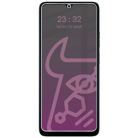 Prywatyzujące szkło hybrydowe Bizon Glass Mule Shadow do Motorola Moto G06 Power 4G, matowe