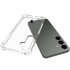 Etui + 2x szkło + obiektyw Bizon Case Clear Pack do Galaxy S24, przezroczyste