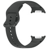 Silikonowy pasek Bizon Strap Watch Silicone G do Galaxy Watch 8 40 mm / 44 mm / 8 Classic 46 mm, szary