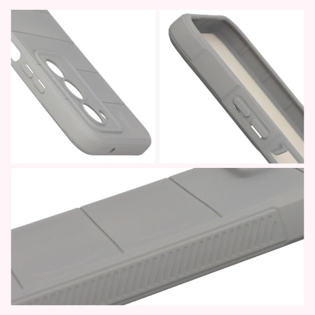 Pancerne etui Bizon Case Tur do Xiaomi Redmi 15 4G / 5G, jasnoszare