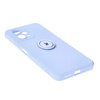 Etui Bizon Case Silicone Ring Sq do Xiaomi Redmi Note 12 5G/Poco X5, jasnofioletowe