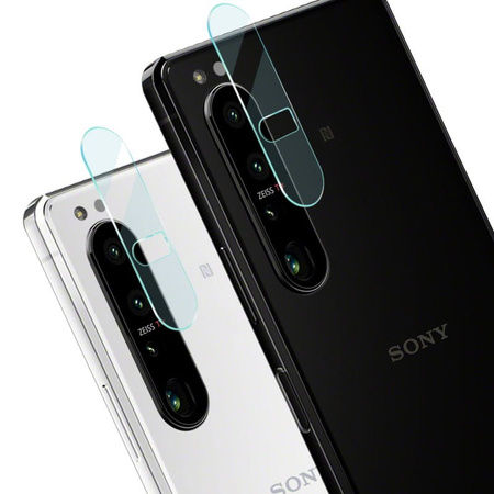 Szkło hartowane Bizon Glass Clear - 3 szt. + obiektyw, Sony Xperia 1 IV