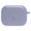 Silikonowe etui z karabińczykiem Bizon Case Headphone Silicone do AirPods Pro 3, szare