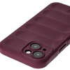 Pancerne etui Bizon Case Tur do iPhone 15, burgundowe