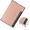 Etui Bizon Case Tab Croc do Galaxy Tab S10 Lite / S9, różowozłote