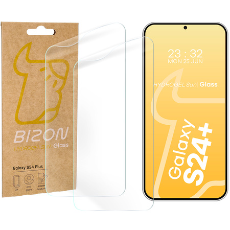 Folia matowa Bizon Glass Hydrogel Sun do Galaxy S24 Plus, 2 sztuki