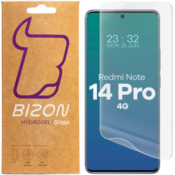 Folia hydrożelowa na ekran Bizon Glass Hydrogel Front Duo do Xiaomi Redmi Note 14 Pro 4G, 2 sztuki
