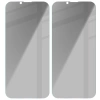 Prywatyzujące szkło hartowane Bizon Glass Clear Shadow Duo do iPhone 16e / 14 / 13 Pro / 13, przyciemniane, 2 sztuki