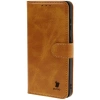 Etui z klapką Bizon Case Pocket do Galaxy S25 Edge, brązowe