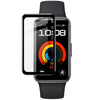 Szkło hybrydowe Bizon Glass Watch Edge Hybrid dla Huawei Band 9 / Band 8, czarne