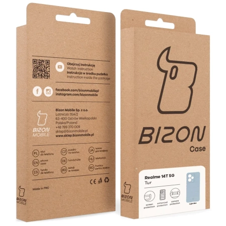 Pancerne etui Bizon Case Tur do Realme 14T 5G, jasnoniebieskie