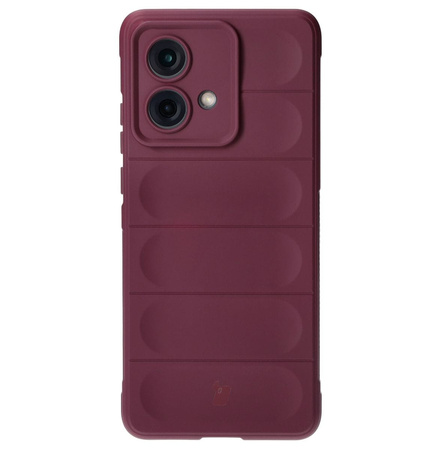 Pancerne etui Bizon Case Tur do Motorola Edge 40 Neo, ciemnofioletowe