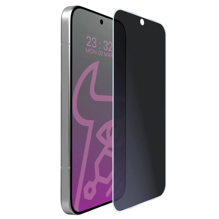 Prywatyzujące szkło hybrydowe Bizon Glass Mule Shadow do Xiaomi POCO F8 Pro, matowe