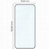 Szkło hartowane Bizon Glass Edge Duo do Honor 400, czarna ramka, 2 sztuki