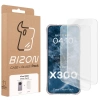 Elastyczne etui + 2x folia na ekran Bizon Case Clear Pack do Vivo X300