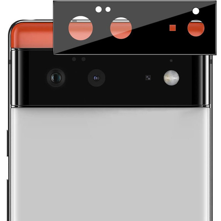 Szkło na aparat Bizon Glass Silk Lens dla Google Pixel 6, 2 sztuki