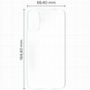 Folia hydrożelowa na tył Bizon Glass Hydrogel Back Duo do iPhone 16, 2 sztuki
